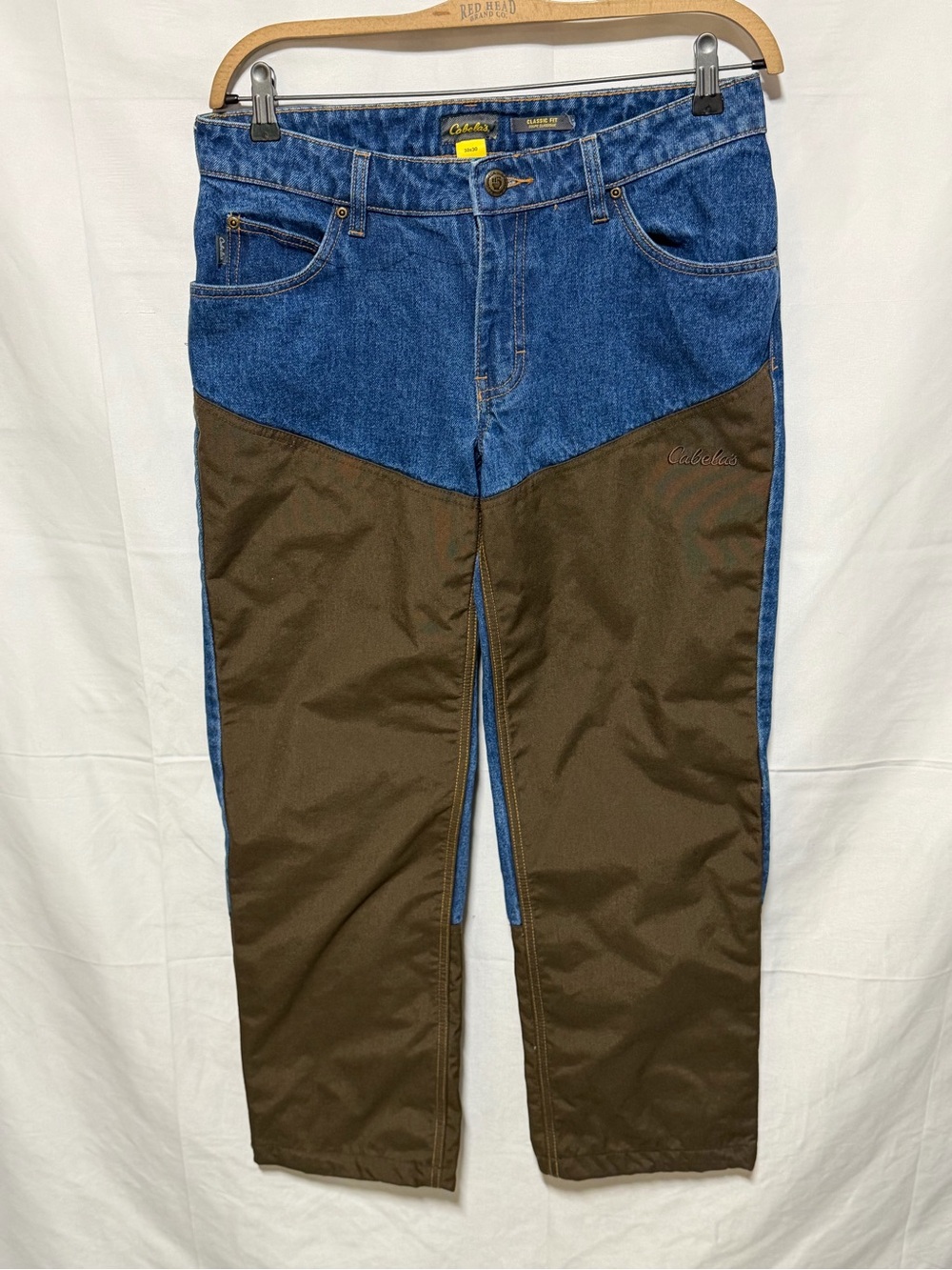 Cabela's Classic Fit Jeans 30x30 Denim Brown Hunting Outdoor Pants